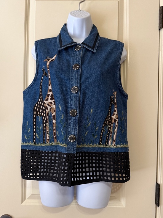 Dress Barn Jackets & Blazers - Dress Barn Denim Vest size Medium
